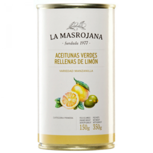 Olives verte farcies au citron - Canette de 150gr.