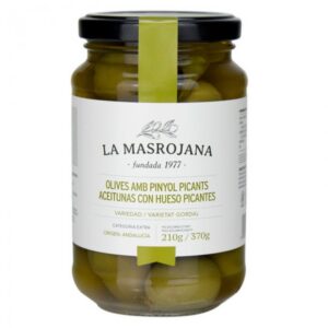 Olives vertes piquantes - pot de 210gr.